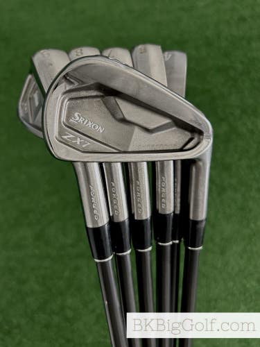 Srixon ZX7 Mkii Limited Edition Black Forged Iron Set 4-9 / KBS CT Lite Stiff