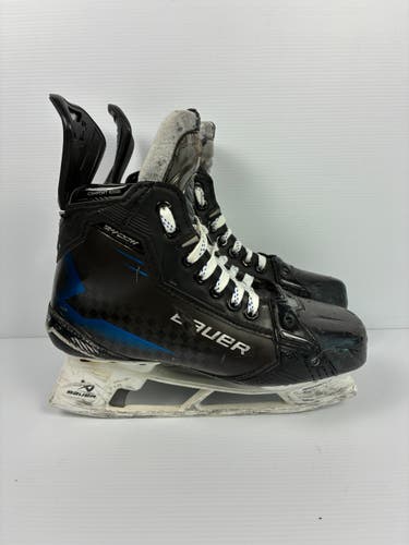 Used Size 5.5 Fit 2 Intermediate Bauer Supreme Shadow Hockey Skates - Blue