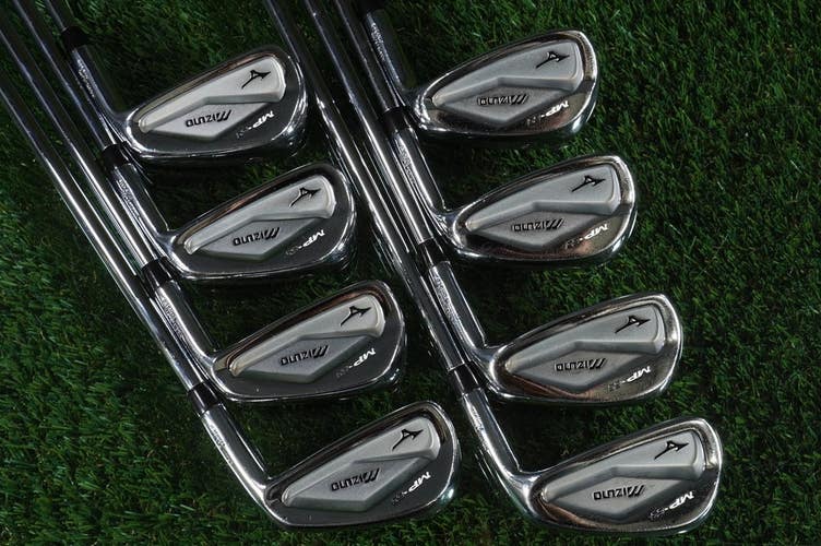 Mizuno MP-63 Irons Set Grain Flow Forged 3-PW Stiff Steel, Tour Jumbo RH +1.5"