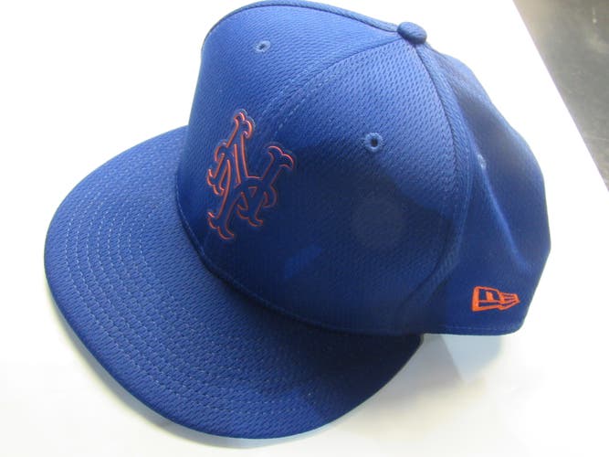 MLB New York Mets New Era 59FIFTY Fitted Royal Mesh BP Baseball Hat 7 5/8