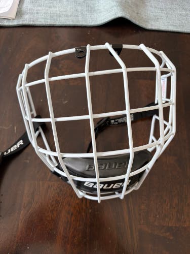 Bauer White Cage Small