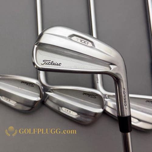 Titleist T100 2021 Iron Set 5-PW / KBS Steel, Stiff (237)