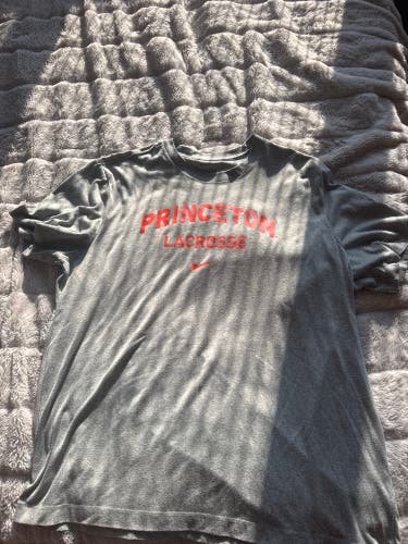Princeton lacrosse Gray XL Men's Nike Shirt (Used)