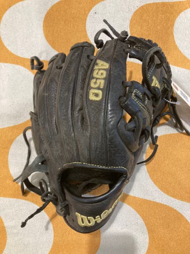 Black Wilson A950 RH Baseball Glove 11.5" (Used)