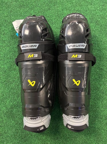 Intermediate Bauer Supreme M3 Shin Pads 14" (New)