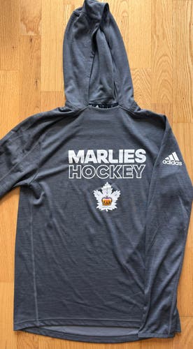 Pro Stock AHL Toronto Marlies Hockey Adidas Hoodie - Size S (USED) RARE!!!!