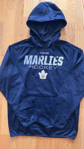 Pro Stock AHL Toronto Marlies CCM Hockey Hoodie - Size M (NEW)