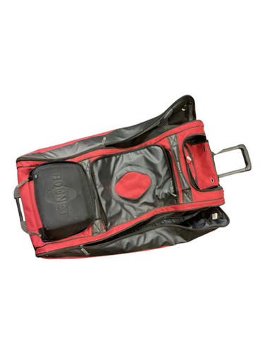 Used Bownet COMMANDER BB/SB Player Wheeled Bag Red 11846-S000106855