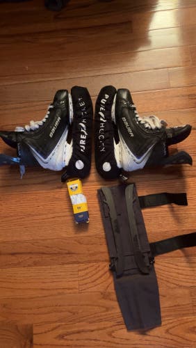 Black 2025 Bauer Vapor Flylite Hockey Skates Regular Width 6.5 (Used)