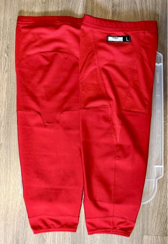 Red Senior Large Reebok Edge Socks Pro Stock (Used)