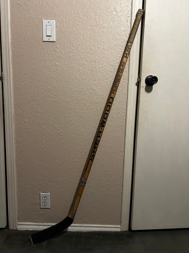 Game used Troy Murray hockey stick