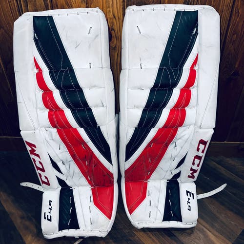 29"+1 CCM Extreme Flex 4.9 Goalie Leg Pads Intermediate