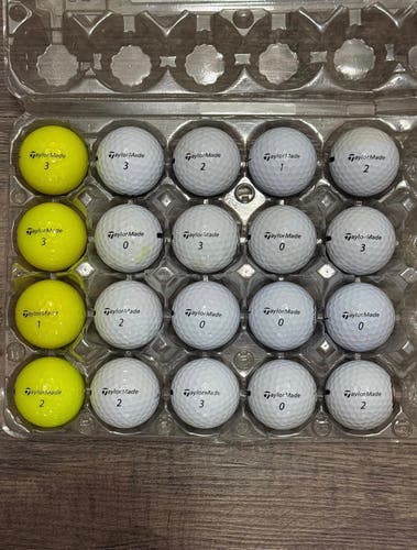 20 TaylorMade Distance+ Golf Balls - 5A/4A Condition
