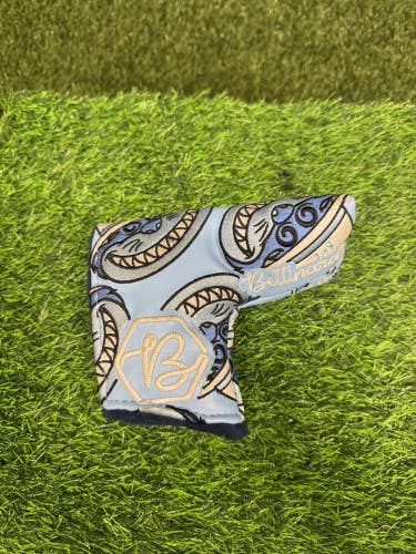 Bettinardi X Malbon Blue Fat Cat Blade Putter Headcover