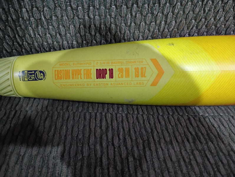 Easton Hype Fire Composite USSSA Certified Bat (-10) 19 oz 29" (Used)