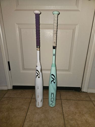 Rawlings Icon Composite USSSA Certified Bat (-8) 22 oz 30" (Used)