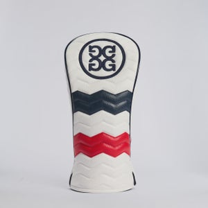 G/FORE QUILTED LEATHER DRIVER HEADCOVER RWB
