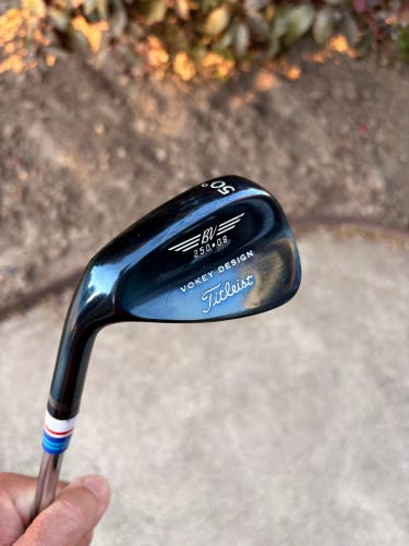 Men's Titleist Vokey Left Hand Wedge Wedge Flex 50 Degree Steel Shaft (Used)