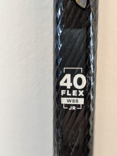 Junior Warrior Super Novium Left Hand Hockey Stick W88 40 Flex (Used)