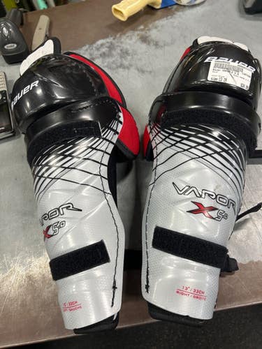 Used Bauer VAPOR X 5.0 Senior Shin Guards Black 13" 11337-S000490542