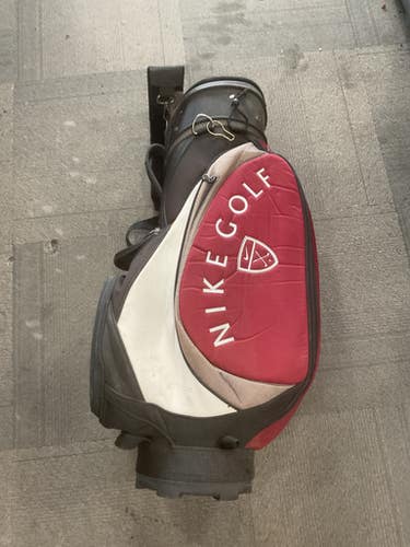 Used Nike CART BAG Mens Cart Bag Maroon 11614-S000239080