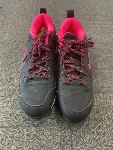 Used Under Armour SOFTBALL CLEATS BB/SB Cleats Pink Junior 03.5 11614-S000239066
