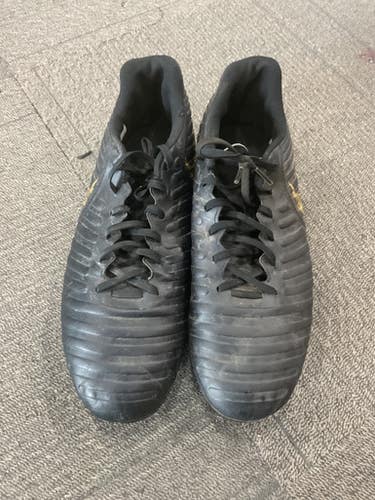 Used Nike TIEMPO CLEATS Soccer Cleats Black Senior 11.5 11614-S000239043