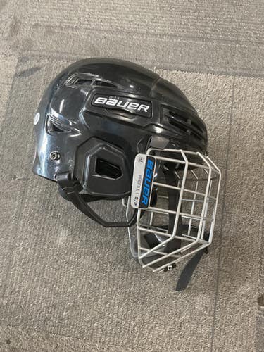 Used Bauer IMS 5.0 S Helmet Cage Combo Black SM 11614-S000239046