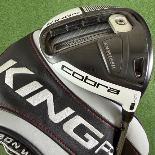 READ Cobra King F6 + Plus Driver Carbon Trac Adjustable Matrix Ozik Stiff Flex