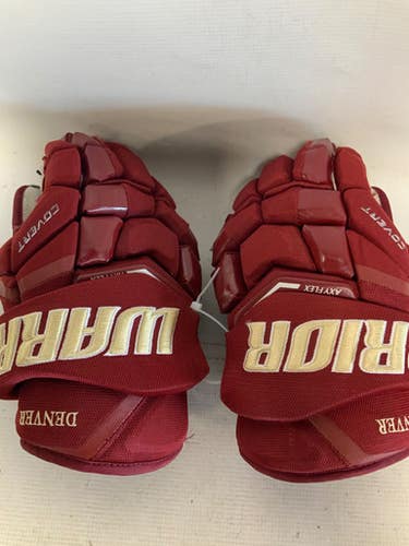 Used Warrior COVERT PRO DENVER 10 Senior Gloves Maroon 14" 11823-S000040318