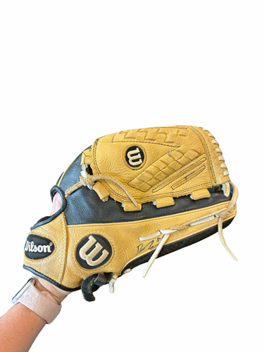 Used Wilson A500 RH Throw Fastpitch Gloves Tan 12 1/2" 11682-S000134807