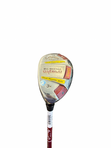Used Callaway BIG BERTHA DIABLO Mens Hybrid Club LH 3 Hybrid 11682-S000134772