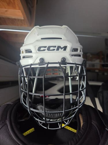 Medium CCM Tacks 720 Helmet w/ CCM F80 Cage (Used) - $160