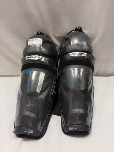 Used Bauer VAPOR Senior Shin Guards Black 13" 11490-S000274813