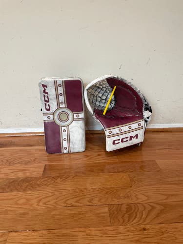 Jan Bednar Baththurst Titans 2024 CCM EFlex 6 580 Glove and Blocker Set Regular Pro Stock (Used)