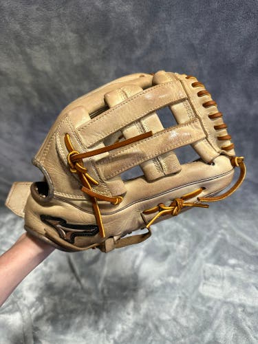 Brown Mizuno MVP Prime SE RH Infield Softball Glove 12" (Used)