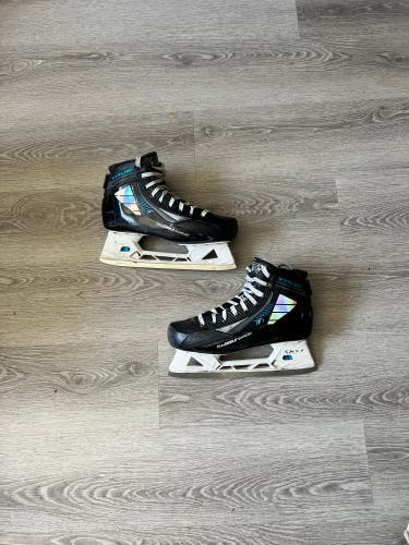 2021 True TF7 Hockey Goalie Skates Regular Width 9 (Used)