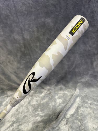 2025 Rawlings Icon Composite Bat USSSA Certified (-10) Composite 20 oz 30" (Used)