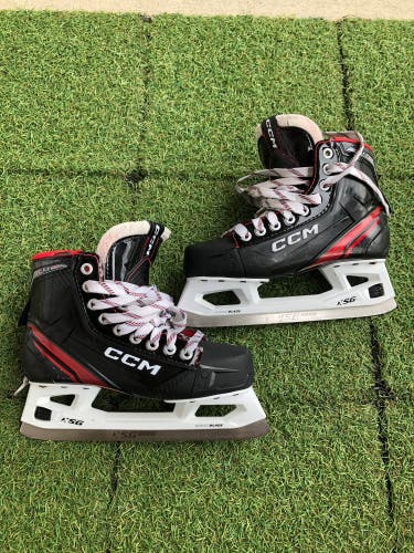 Intermediate CCM Extreme Flex E6.5 Hockey Goalie Skates Size 5 | CCM Regular Fit (Used)