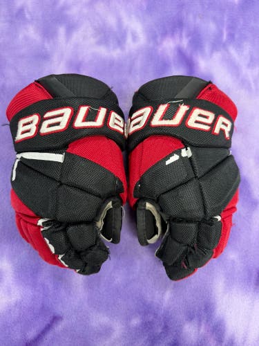 Black Junior Bauer Vapor 3X Pro Gloves 12" (Used)