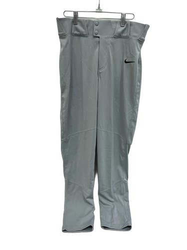 New Nike Mens Medium Open Bottom Grey Baseball Pants 11692-S000153327