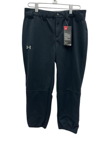 New Under Armour Womens Small Black Softball Pants 11692-S000153324