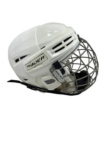 Used Bauer IMS 5.0 Medium EXPIRED Hockey Helmet Cage Combo  11692-S000153310
