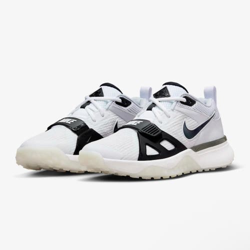 Nike Air Zoom Diamond Elite Turf Baseball White/Black FN4250-100 Men’s Size 13