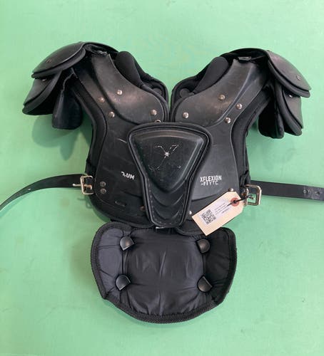 Used Youth Medium Xenith Xflexion Flyte Shoulder Pads | Battle Backplate Included