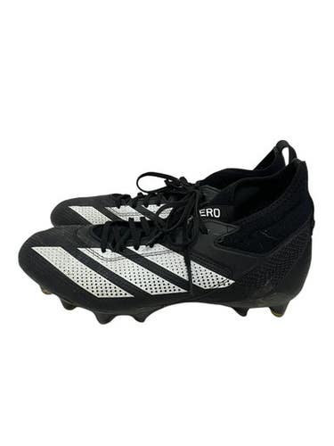 Used Adidas ADIZERO Adult FB Cleats Black Senior 10 11692-S000153141