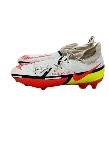 Used Nike PHANTOM GT2 ACADEMY Soccer Cleats White And Orange Senior 8 11692-S000153285