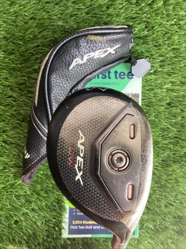 Callaway Apex UW 19* Utility Wood Hybrid HZRDUS RDX Smoke 5.5 Regular Graphite