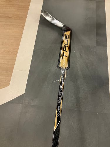 Intermediate True HZRDUS 7x4 Goalie Stick Regular 23" Paddle (New)
