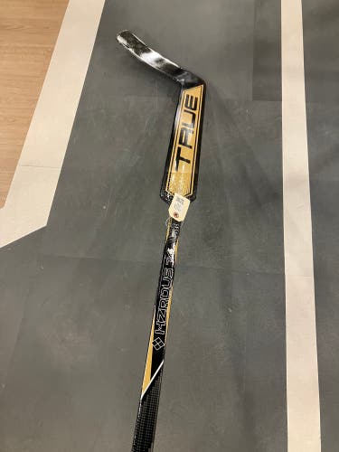 Senior True HZRDUS 7x4 Goalie Stick Regular 26" Paddle (New)